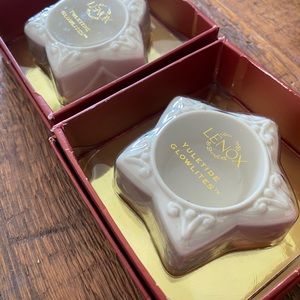 Lenox Yuletide Glowlight Tea Light Holder